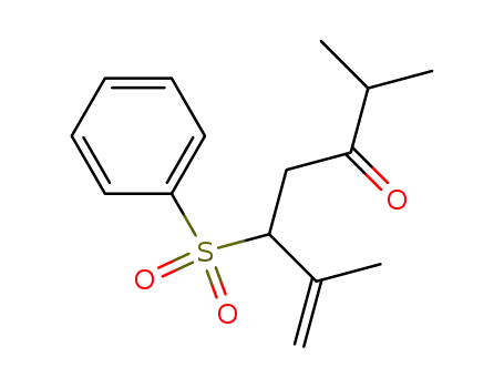 2,6-dimethyl-5-(phenylsulfonyl)-6-hepten-3-one