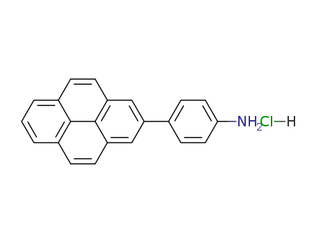 Benzenamine, 4-(2-pyrenyl)-, hydrochloride