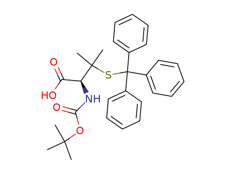 D-Valine,N-[(1,1-dimethylethoxy)carbonyl]-3-[(triphenylmethyl)thio]-