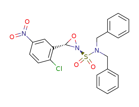 2-(N,N-dibenzylsulfamyl)-3-(2-chloro-5-nitrophenyl)oxaziridine