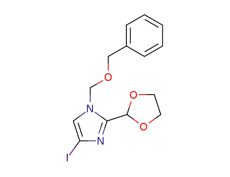 1-<(benzyloxy)methyl>-4-iodoimidazole-2-carboxaldehyde ethylene acetal