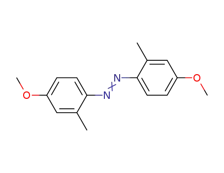 Molecular Structure of 29418-54-0 ((E)-bis(4-methoxy-2-methylphenyl)diazene)