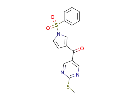 2-methylthio-5-(1-phenylsulfonylpyrrol-3-ylcarbonyl)pyrimidine
