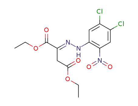 Butanedioic acid, [(4,5-dichloro-2-nitrophenyl)hydrazono]-, diethyl ester,
(E)-