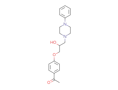4′-[2-ヒドロキシ-3-(4-フェニルピペラジノ)プロポキシ]アセトフェノン