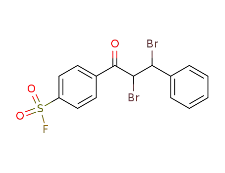 4-(2,3-Dibromo-3-phenyl-propionyl)-benzenesulfonyl fluoride