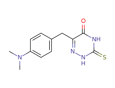 1,2,4-Triazin-5(2H)-one,
6-[[4-(dimethylamino)phenyl]methyl]-3,4-dihydro-3-thioxo-