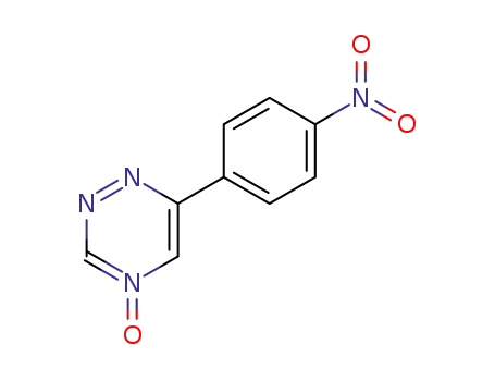 Molecular Structure of 111358-84-0 (1,2,4-Triazine, 6-(4-nitrophenyl)-, 4-oxide)