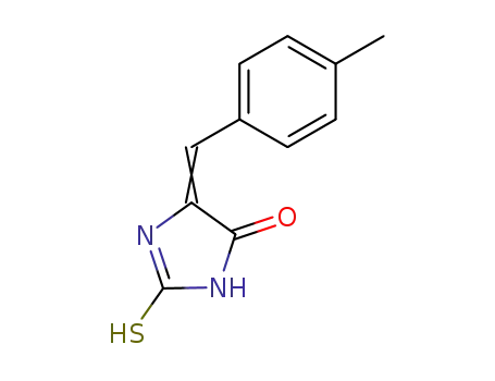 Molecular Structure of 51009-66-6 (5-p-methyl-benzylidene-2-thiohydantoin)