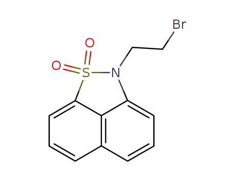 Molecular Structure of 131729-17-4 (2-(2-BROMOETHYL)-2H-NAPHTHO[1,8-CD]ISOTHIAZOLE 1,1-DIOXIDE)