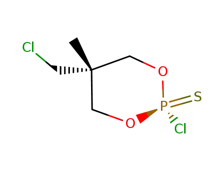 cis 2-thio-2-chloro-5-methyl-5'-chloromethyl-1,3,2-dioxaphosphorinane