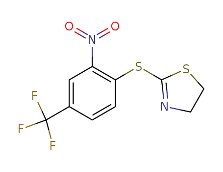 Molecular Structure of 131182-90-6 (2-(2'-nitro-4'-trifluoromethylphenyl)thiazoline)