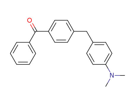 Molecular Structure of 73060-14-7 (Methanone, [4-[[4-(dimethylamino)phenyl]methyl]phenyl]phenyl-)