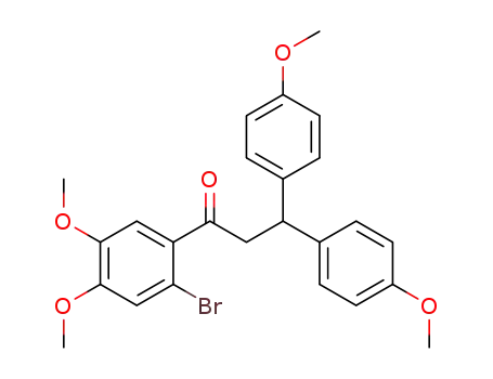 2'-bromo-4',5'-dimethoxy-3,3-bis-(4-methoxyphenyl)propiophenone