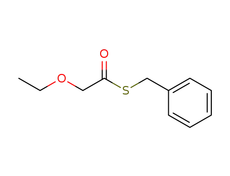 Molecular Structure of 32363-07-8 (benzyl ethoxyethanothioate)
