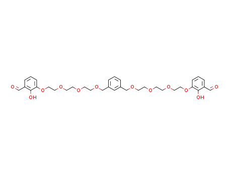 3,3'-<m-phenylenebis(methyleneoxyethyleneoxyethyleneoxyethyleneoxy)>disalicylaldehyde