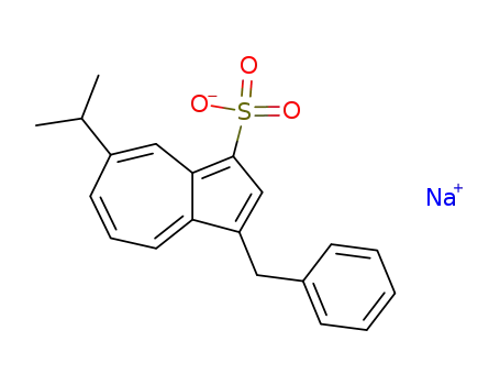 1-Azulenesulfonic acid, 7-(1-methylethyl)-3-(phenylmethyl)-, sodium salt