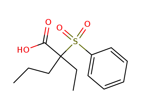 2-(Benzenesulfonyl)-2-ethylpentanoic acid
