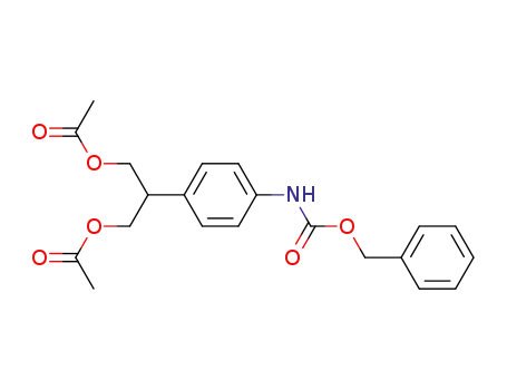 1,3-diacetoxy-2-<(4-benzyloxycarbonylamino)phenyl>propane