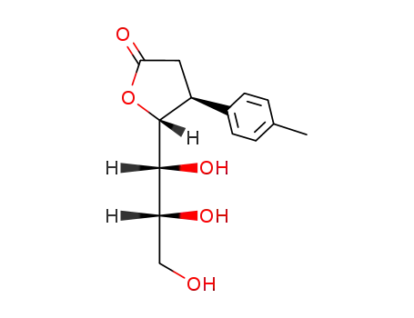 2,3-dideoxy-3C-(4-methylphenyl)-D-manno-heptono-1,4-lactone