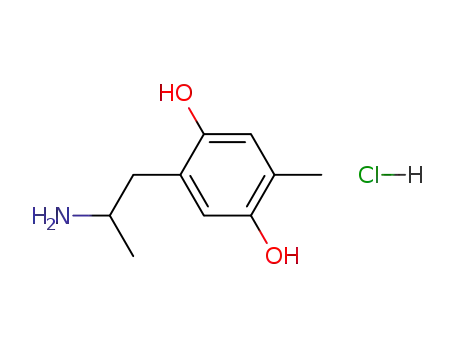 2-(2-Aminopropyl)-5-methyl-1,4-benzenediol hydrochloride