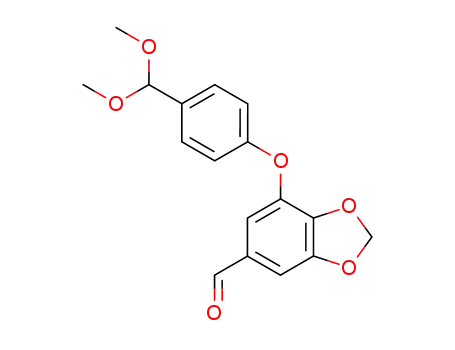 3-<4-(dimethoxymethyl)phenoxy>-4,5-(methylenedioxy)benzaldehyde