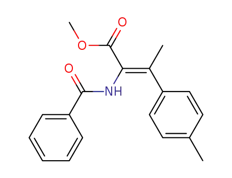 2-Butenoic acid, 2-(benzoylamino)-3-(4-methylphenyl)-, methyl ester,
(Z)-