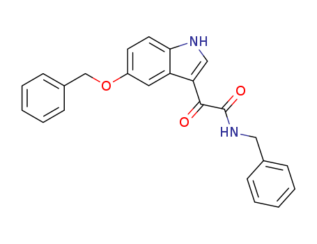 N,5-Dibenzyl-5-hydroxy-indole-3-glyoxylaMide