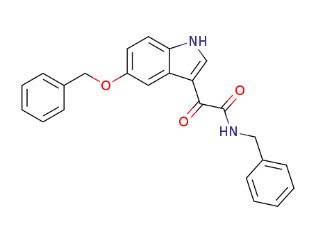 N,5-Dibenzyl-5-hydroxy-indole-3-glyoxylaMide