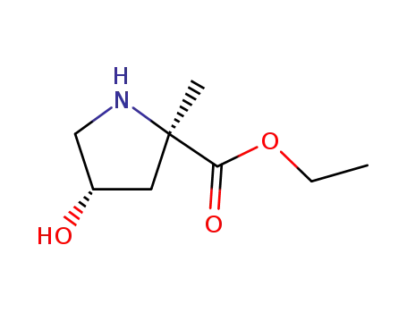D-프롤린, 4-하이드록시-2-메틸-, 에틸 에스테르, 트랜스-(9CI)