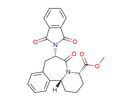 (4S,7S,12bR)-7-(1,3-Dioxo-1,3-dihydro-isoindol-2-yl)-6-oxo-1,2,3,4,6,7,8,12b-octahydro-benzo[c]pyrido[1,2-a]azepine-4-carboxylic acid methyl ester