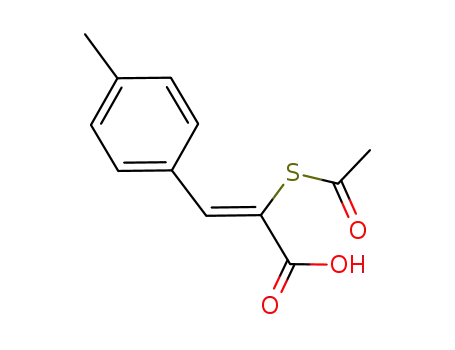 α-acetylthio-β-(4-methylphenyl)acrylic acid
