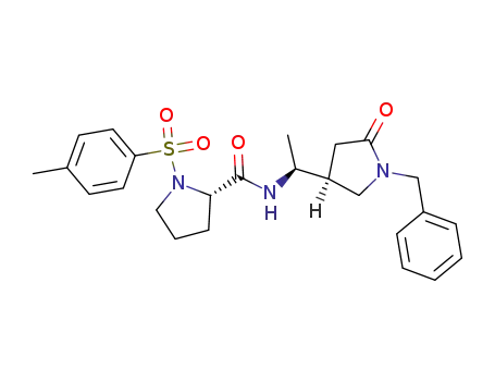 1-benzyl-4-(S)-<1-(S)-<N'-p-yoluenesulfonyl-2-(S)-pyrrolidinylcarbonylamino>ethyl>-2-pyrrolidone