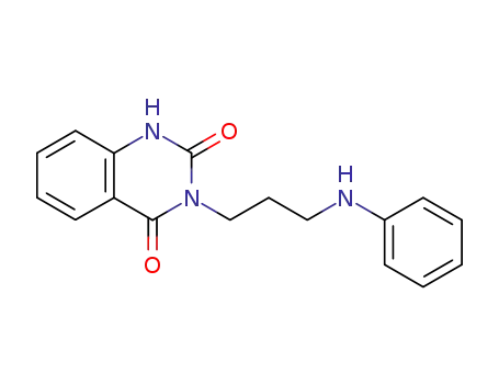 3- (3- 페닐 라 미노-프로필) -1H- 퀴나 졸린 -2,4- 디온