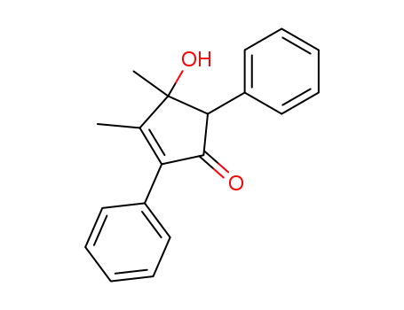 4-hydroxy-3,4-dimethyl-2,5-diphenylcyclopent-2-enone