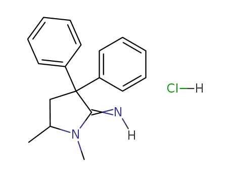 1,5-dimethyl-3,3-diphenyl-pyrrolidin-2-imine hydrochloride