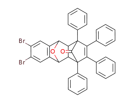 6,7-dibromo-1,4-carbonylo-9,10-epoxy-1,2,3,4-tetraphenyl-1,4,4a,9,9a,10-hexahydroanthracene