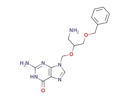 2-Amino-9-(1-aminomethyl-2-benzyloxy-ethoxymethyl)-1,9-dihydro-purin-6-one