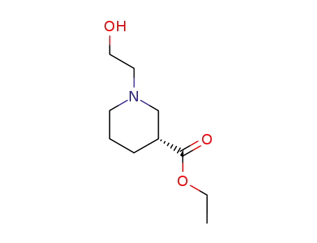 3-Piperidinecarboxylic acid, 1-(2-hydroxyethyl)-, ethyl ester, (3R)-