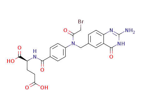 N (10)-브로 모 아세틸 -5,8- 디데 아자 폴산