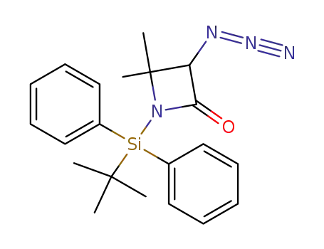 2-Azetidinone, 3-azido-1-[(1,1-dimethylethyl)diphenylsilyl]-4,4-dimethyl-