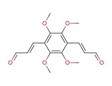 2-Propenal, 3,3'-(2,3,5,6-tetramethoxy-1,4-phenylene)bis-, (E,E)-