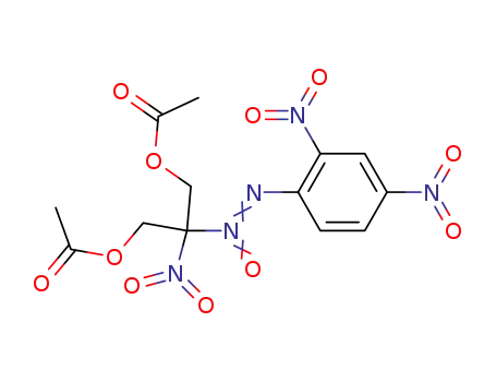 Acetic acid 3-acetoxy-2-(2,4-dinitro-phenyl-NNO-azoxy)-2-nitro-propyl ester