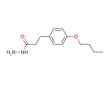 Benzenepropanoic acid,4-butoxy-, hydrazide
