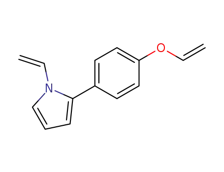Molecular Structure of 111492-97-8 (1-vinyl-2-(4-vinyloxyphenyl)pyrrole)
