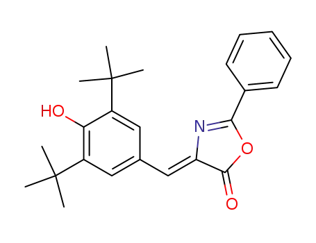 5(4H)-Oxazolone,
4-[[3,5-bis(1,1-dimethylethyl)-4-hydroxyphenyl]methylene]-2-phenyl-