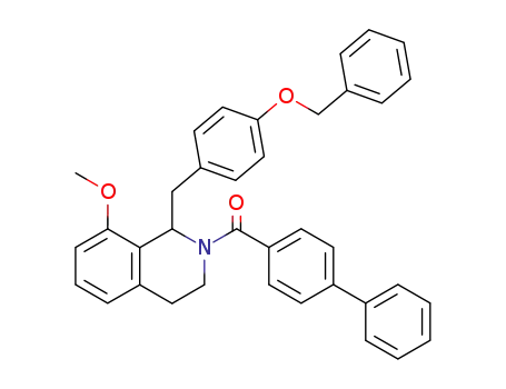 1-<4-(benzyloxy)benzyl>-2-(4-phenylbenzoyl)-8-methoxy-1,2,3,4-tetrahydroisoquinoline