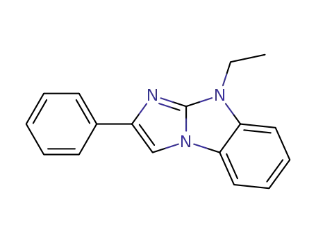 Molecular Structure of 2208-82-4 (9-ethyl-2-phenyl-9H-imidazo[1,2-a]benzimidazole)