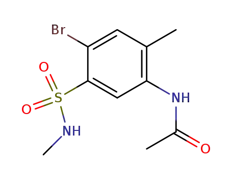 Acetamide, N-[4-bromo-2-methyl-5-[(methylamino)sulfonyl]phenyl]-
