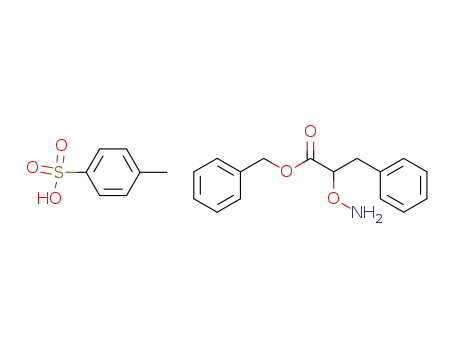 Molecular Structure of 90472-84-7 (benzyl-D-2-aminoxy-3-phenylpropionate p-toluenesulphonate)